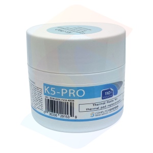 K5-PRO 110g jar – DIY thermal putty for pad replacement; non conductive;>5.3 W/m·K*; trusted since 2013