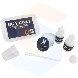 BGA COAT Underfill Kit (50 ml Binder A + 25 g Filler B) – non epoxy, thermal, pro use